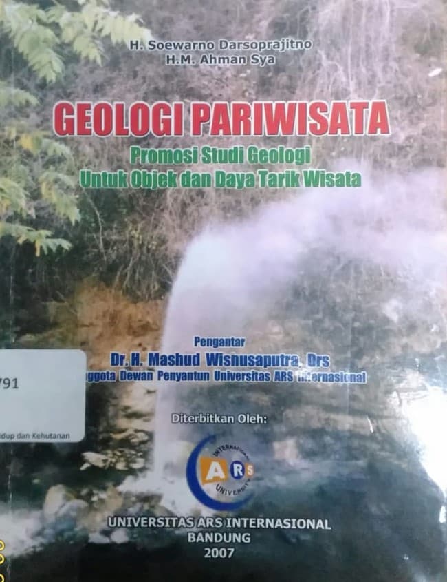 Geologi pariwisata : promosi studi geologi untuk objek dan daya tarik wisata
