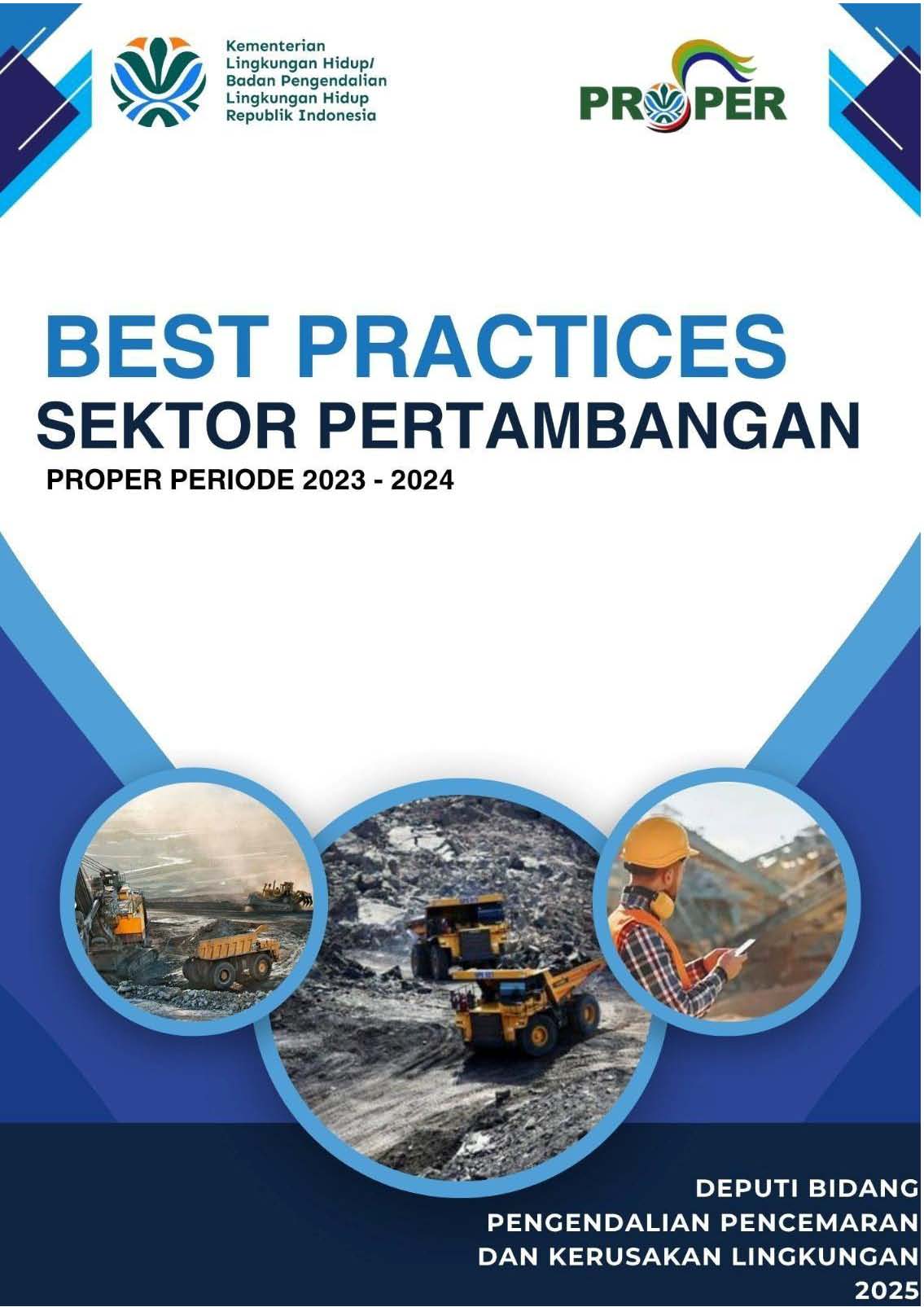 Cover BEST PRACTICES SEKTOR PERTAMBANGAN PROPER PERIODE 2023-2024