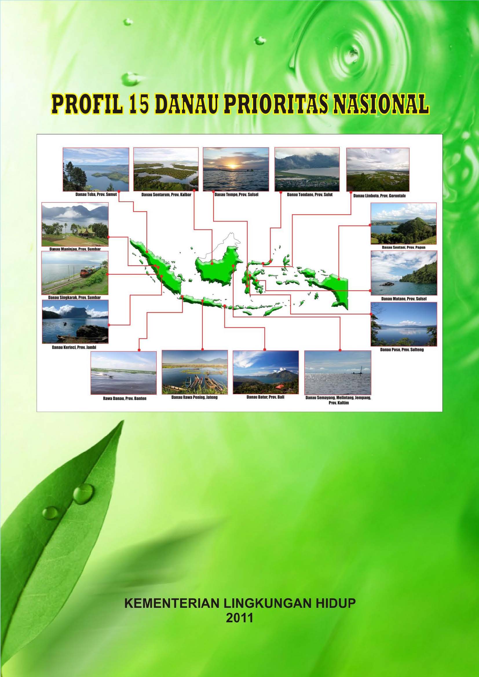 Cover PROFIL 15 DANAU PRIORITAS NASIONAL 2010 -2014