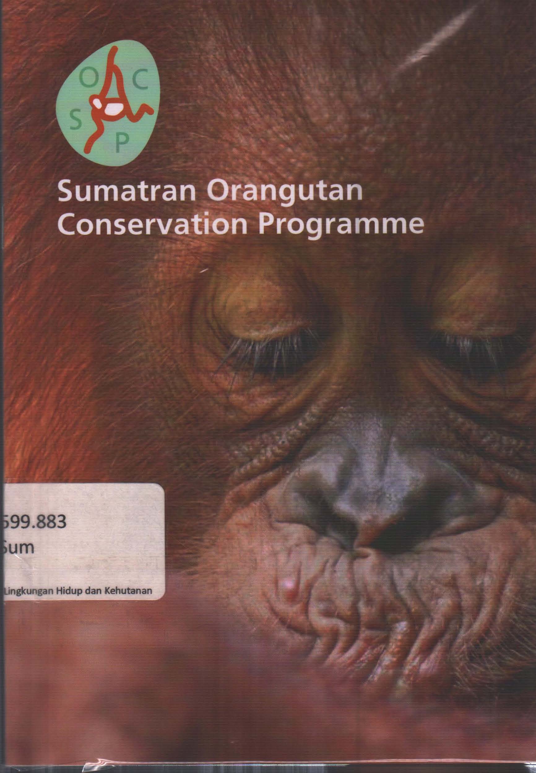 Cover SUMATRAN ORANGUTAN CONSERVATION PROGRAMME