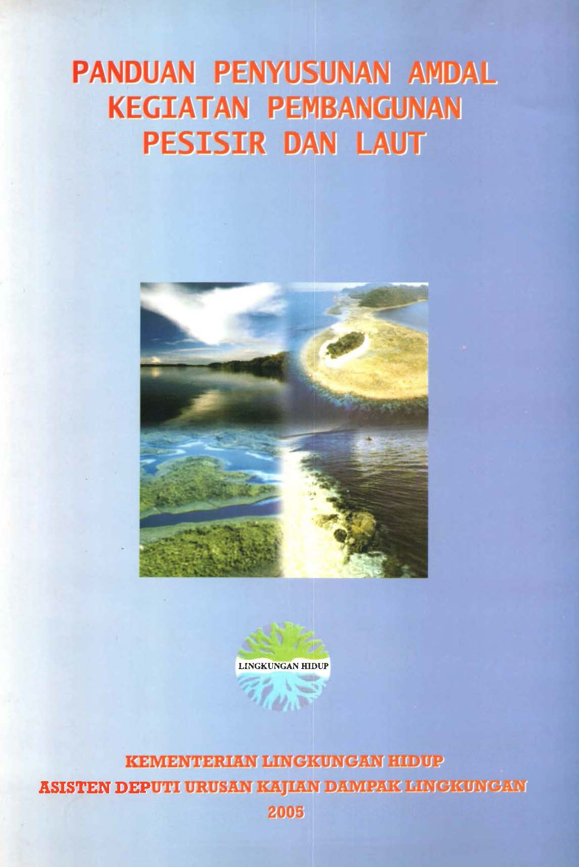 Cover PANDUAN PENYUSUNAN AMDAL KEGIATAN PEMBANGUNAN PESISIR DAN LAUT