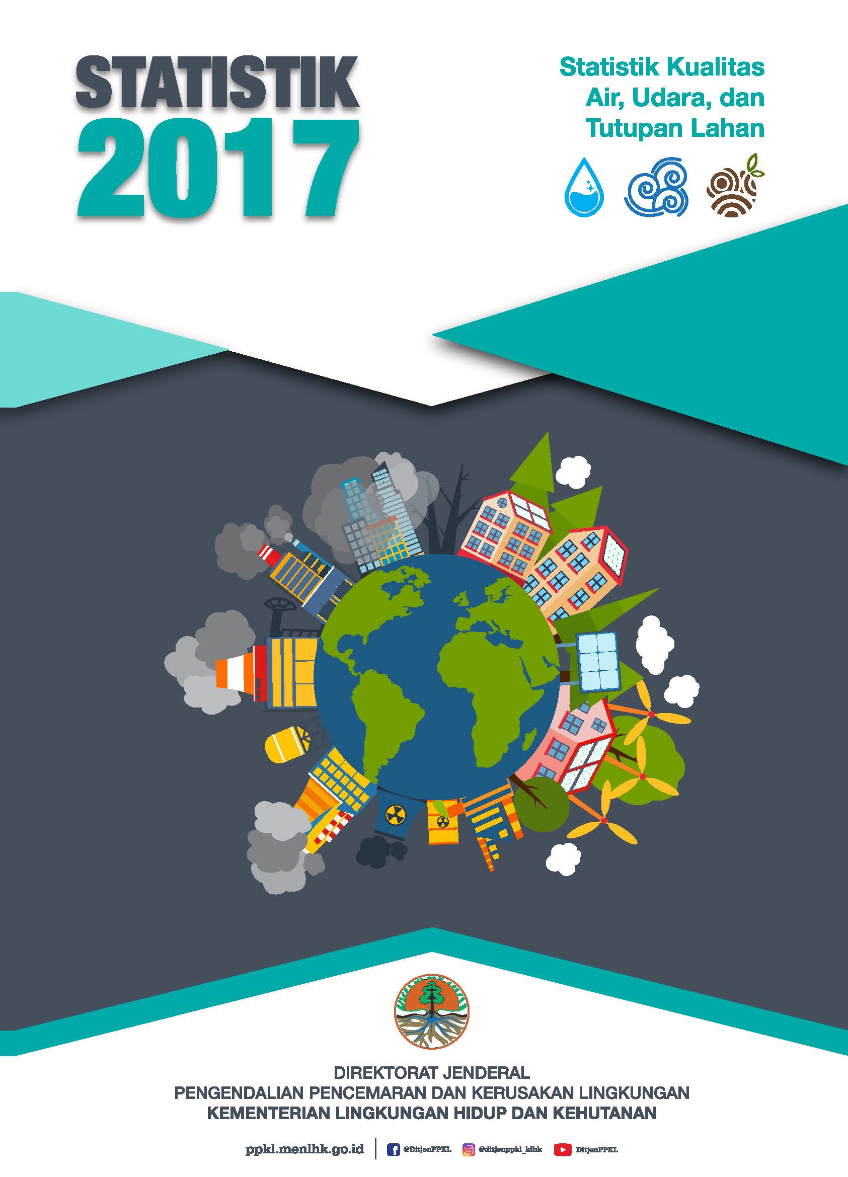 Cover STATISTIK KUALITAS AIR, UDARA DAN TUTUPAN LAHAN TAHUN 2017