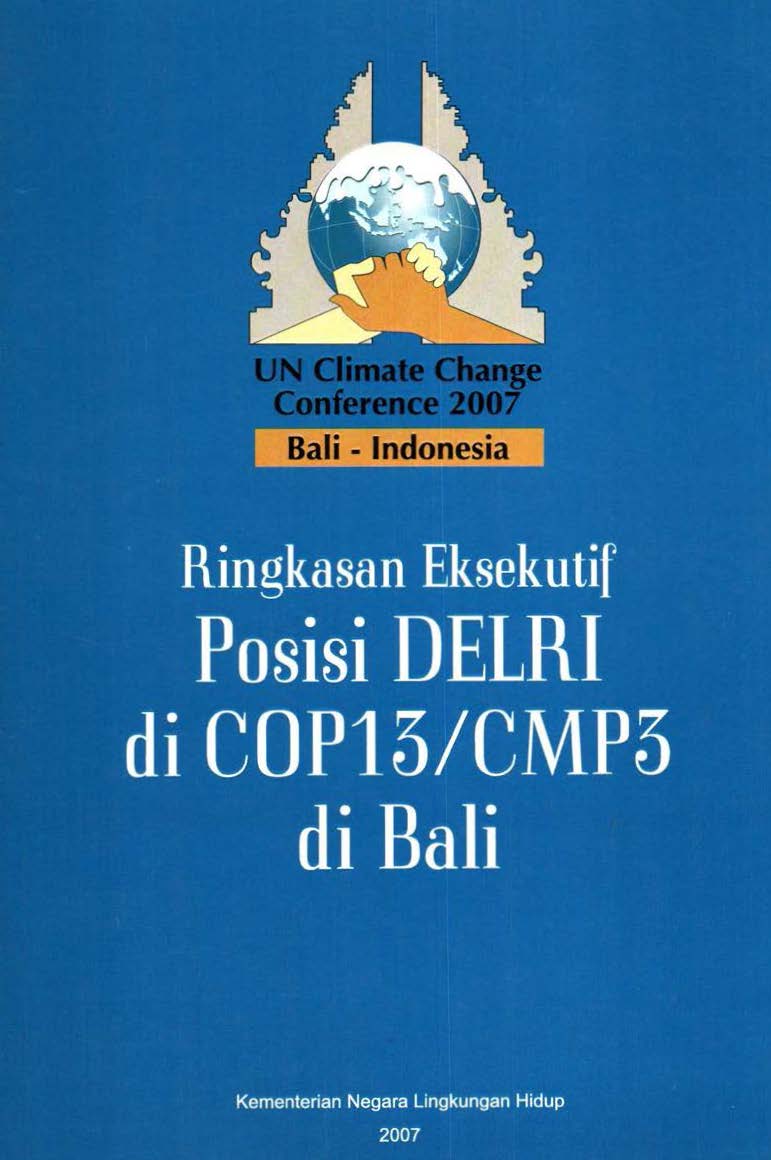 Cover UN CLIMATE CHANGE CONFERENCE 2007 BALI-INDONESIA