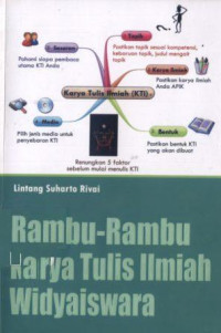Image of Rambu-rambu karya tulis ilmiah widyaiswara / Lintang Suharto Rivai
