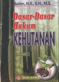 Image of Dasar-dasar hukum kehutanan / Salim