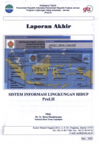 Image of Sistem informasi lingkungan hidup ProLH / Heru Hendrayana