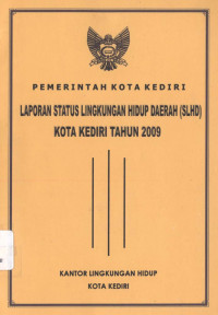 Image of Laporan Status 57 Daerah Kabupaten Kediri Tahun 2009